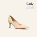 30%OFF：iCoN COLORS：ポインテッドトゥ スムース パンプス（C76533）チャイ/mamian（マミアン）