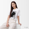 予約：urday【Animal／Black Dog／WB】フォトTシャツ（8398577）ホワイト/urday（マミアン）