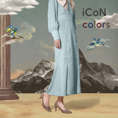 Basic Item SALE10%OFF：2024AW：iCoN COLORS：ポインテッドトゥ スエード パンプス（C76532）レオパードS/mamian（マミアン）