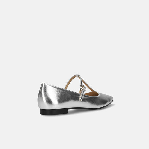 2022AW: T-Strap Flat Shoes (4796) Black