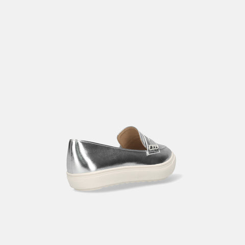 2025AW：ローファー スニーカー（m1003）シルバー/mamian（マミアン）