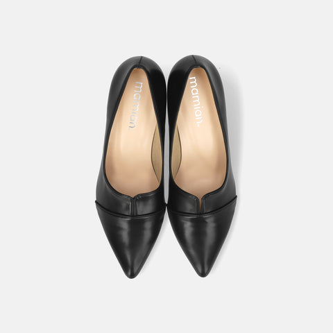 10% OFF: 2024SSBI: Pointed toe switching pumps (5154) Black