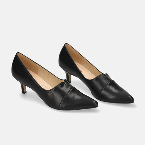 10% OFF: 2024SSBI: Pointed toe switching pumps (5154) Black
