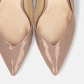 予約：2026SS：Vカットデザインパンプス（5716）ベージュE/mamian（マミアン）