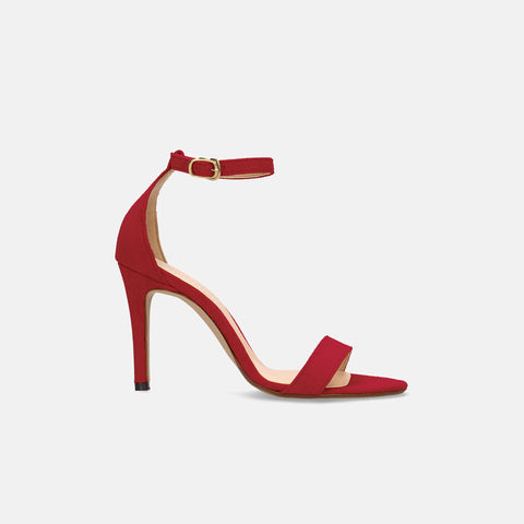 15% OFF: High heel line sandals (3570) Red S