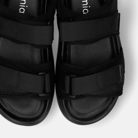 予約：2026SS：厚底スポーツサンダル（c10003）ブラック